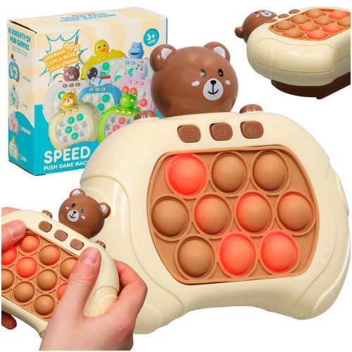 Anti-stress sensory teddy bear electronic toy