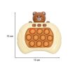 Anti-stress sensory teddy bear electronic toy