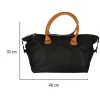 Women's multifunctional stroller travel bag for moms in black set