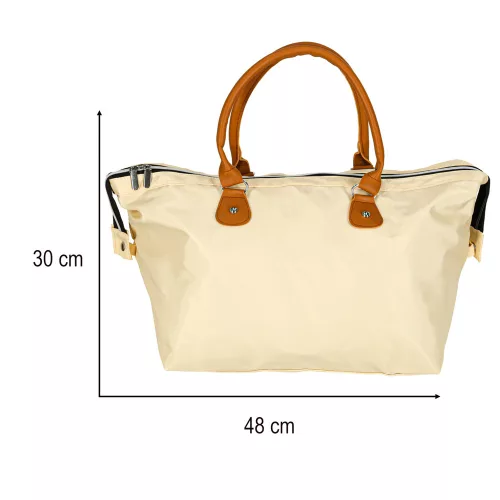 Women's multifunctional stroller travel bag for moms set beige
