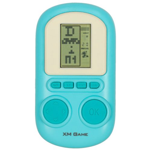 Electronic arcade game portable console blue