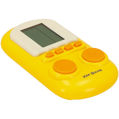 Electronic arcade game portable console yellow