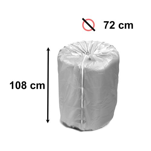 Waterproof tire cover for cars from 13 to 17 inches