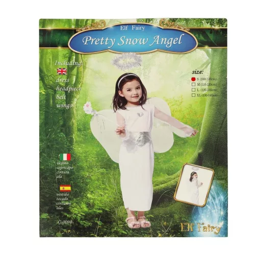 Carnival angel costume 4 pcs size M