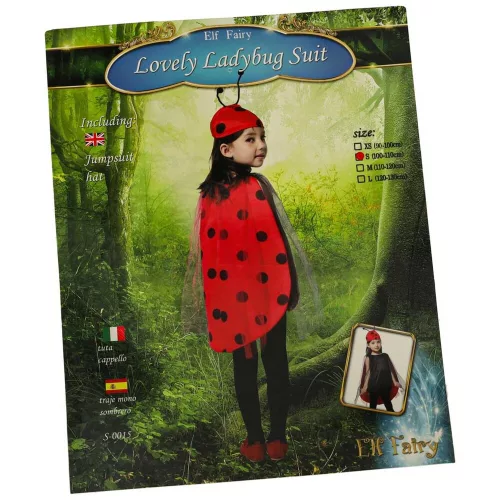 Ladybug carnival costume size S
