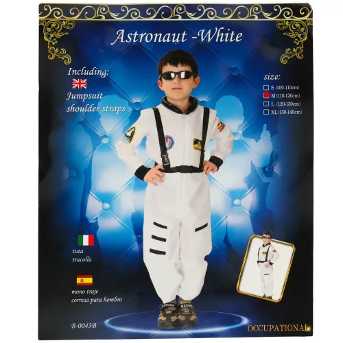 Astronaut carnival costume size M