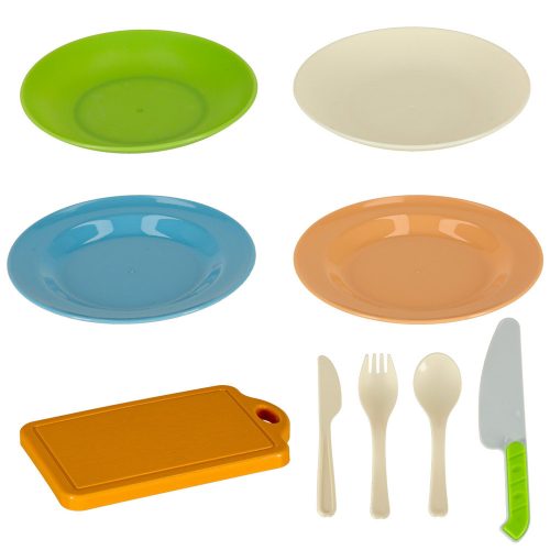 Deluxe Toy Kitchen Sink & Food Playset – Fruits, Vegetables, Chicken, Cart & Storage Box 54pcs