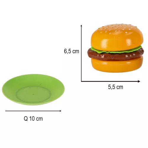 Deluxe Cutting Food Playset – Pizza, Burger, Fruits & Seafood with Storage Box 36 pcs