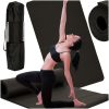 Yoga practice mat thick 185x80x1.5 cm black