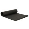 Yoga practice mat thick 185x80x1.5 cm black