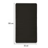 Yoga practice mat thick 185x80x1.5 cm black