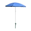 Beach umbrella adjustable collapsible UV foldable 150cm blue