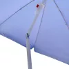 Beach umbrella adjustable collapsible UV foldable 150cm blue