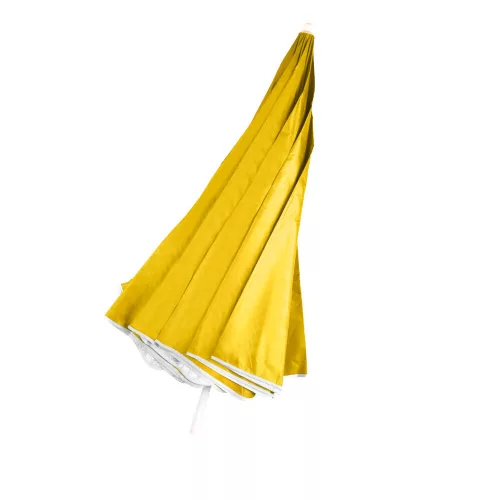 Beach umbrella adjustable collapsible UV foldable 150cm yellow