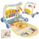 Bibi-inn educational stroller and piano 2 in 1 mat blue
