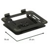 360°-ban állítható ergonomikus laptopállvány