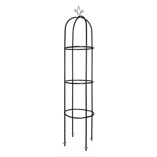 Garden pergola column pillar bell rose stand climbing flowers metal 195 cm