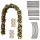 Garden pergola arch support for roses flowers ivy creepers metal 240 x 140 cm