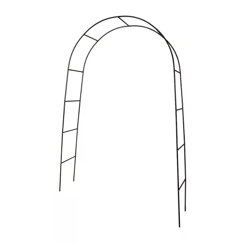 Garden pergola arch support for roses flowers ivy creepers metal 240 x 140 cm