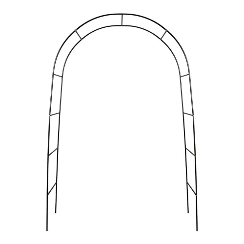 Garden pergola arch support for roses flowers ivy creepers metal 240 x 140 cm
