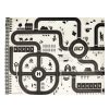 Play mat city street + road signs waterproof cream 130x100cm