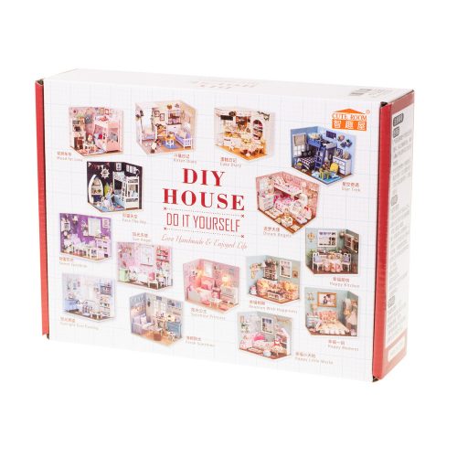 Retro Model Wooden Dollhouse DIY 3013