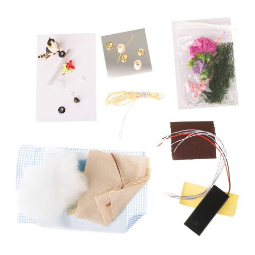 Retro Model Wooden Dollhouse DIY 3013