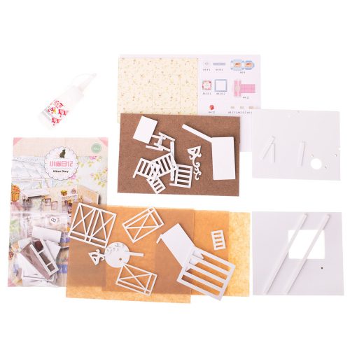 Retro Model Wooden Dollhouse DIY 3013