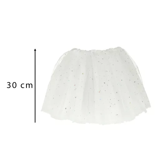 Unicorn carnival costume headband + skirt white for ages 3-6