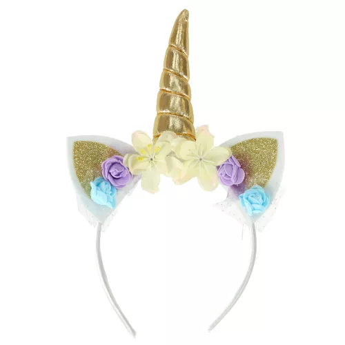 Unicorn carnival costume headband + skirt white for ages 3-6