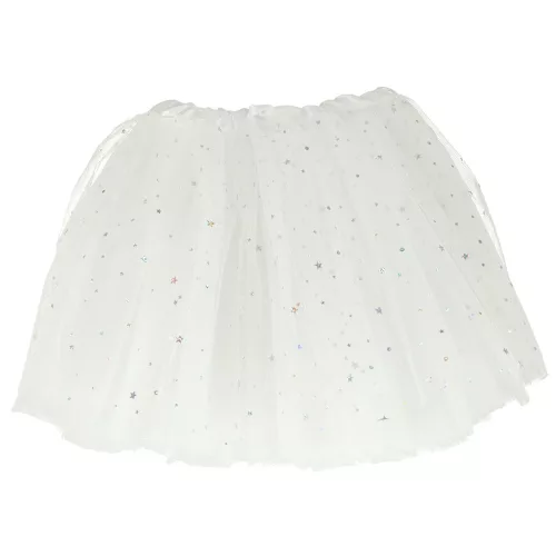 Unicorn carnival costume headband + skirt white for ages 3-6