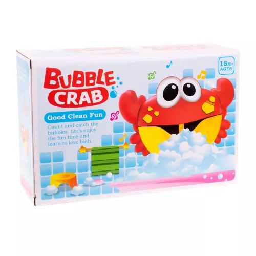Bubble generator bubble bath toy crab