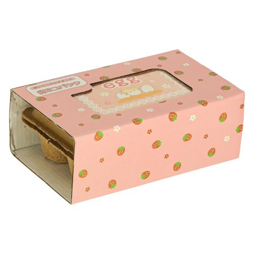 Toy egg with removable wooden yolk