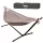 Garden hammock with frame double swing stand hammock stand large strong + cover 200cm 100kg