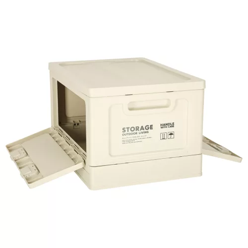 Camping box organizer in the trunk