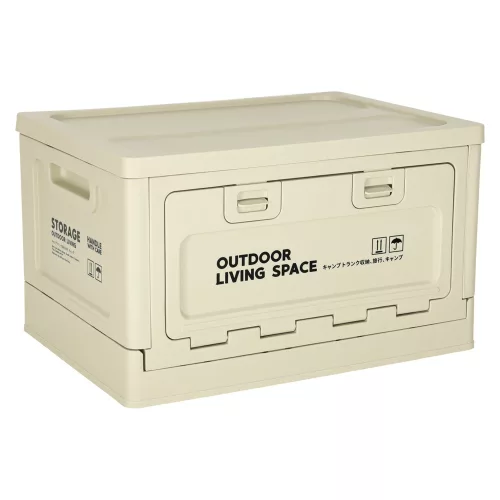 Camping box organizer in the trunk