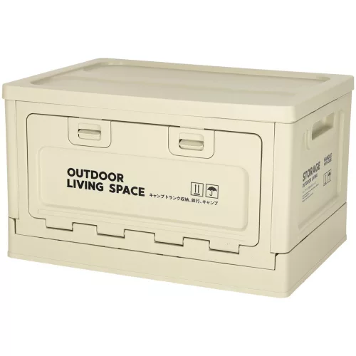 Camping box organizer in the trunk