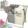 Laundry basket divider organizer 2 compartments