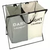 Laundry basket divider organizer 2 compartments