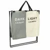 Laundry basket divider organizer 2 compartments
