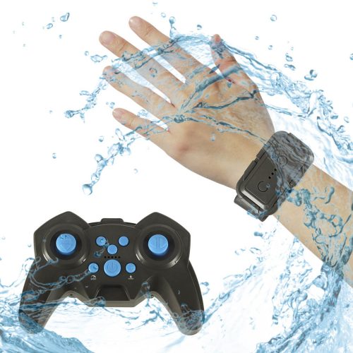 RC car driving on water waterproof blue