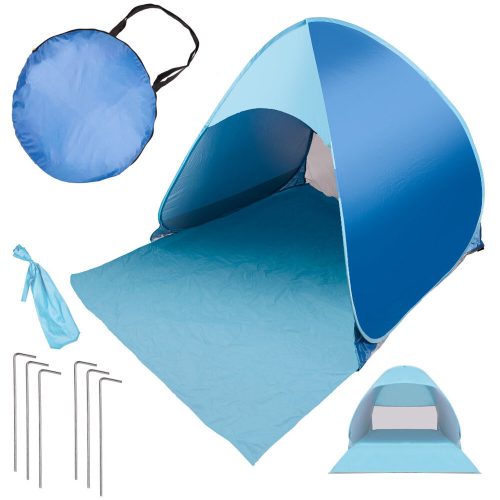 Foldable garden beach tent blue