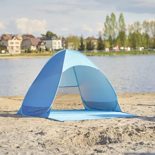 Foldable garden beach tent blue