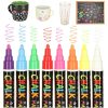 CHALK markers with double sided tips 8 pcs.