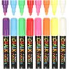 CHALK markers with double sided tips 8 pcs.