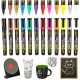 Chalk glass felt-tip pens 12 pcs.