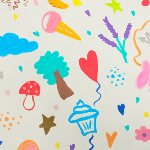 Acrylic fabric markers stone felt pens DIY waterproof felt pens 24 pcs.