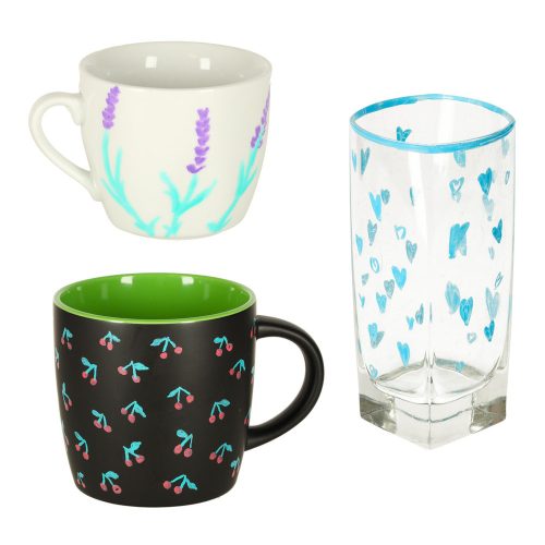 Acrylic fabric markers stone felt pens DIY waterproof felt pens 24 pcs.