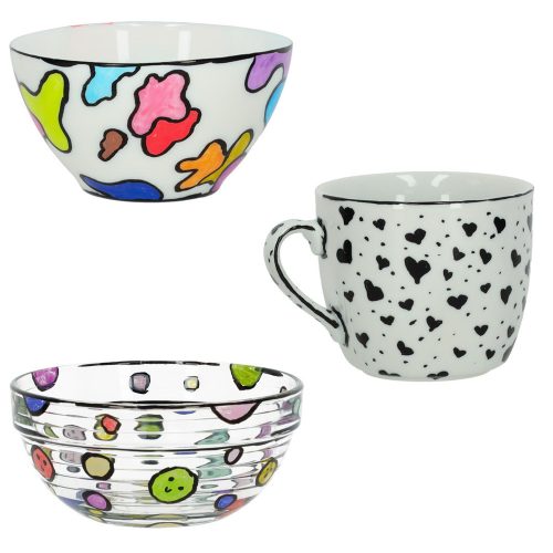 Acrylic fabric markers stone felt pens DIY waterproof felt pens 48 pcs.