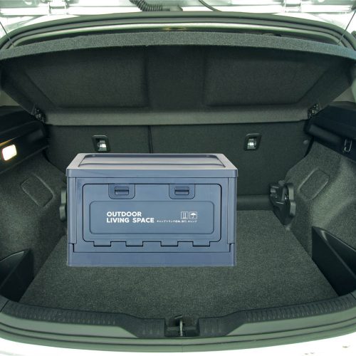 Luggage organizer camping box navy blue